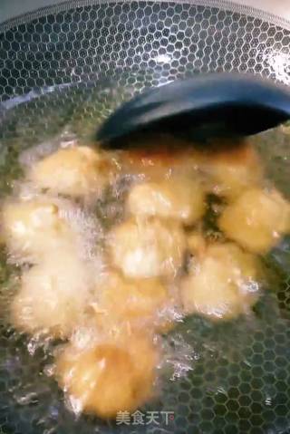 炸猪肉丸子的做法步骤：9