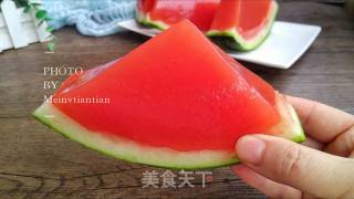 冰爽的西瓜冻的做法步骤：9
