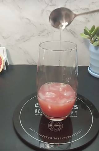 西柚冰饮的做法步骤：4