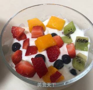 水果酸奶的做法步骤：3