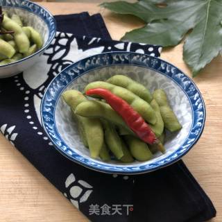 水煮毛豆的做法步骤：5