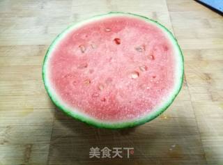 花样吃西瓜的做法步骤：1