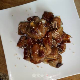 糖醋排骨的做法步骤：10