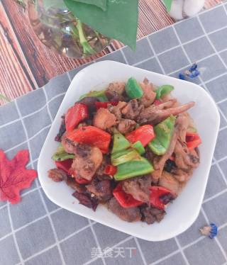 辣焖三黄鸡的做法步骤：11