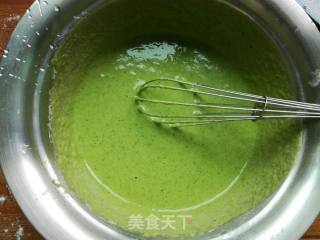 翡翠鸡蛋饼的做法步骤：7