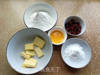 自制零添加【蔓越莓饼干】的做法步骤：1