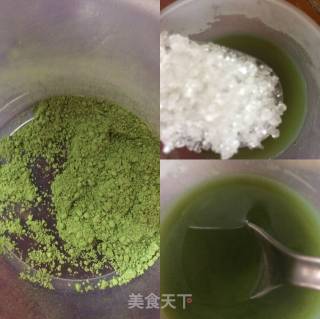 抹茶红豆的做法步骤：1