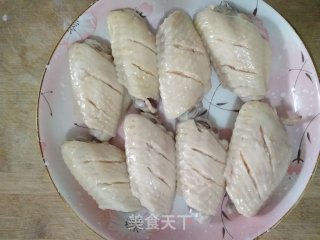 冬菜蒸翅中的做法步骤：3