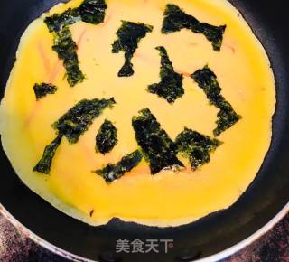 海苔鸡蛋饼的做法步骤：5