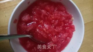 西瓜冰棒的做法步骤：3