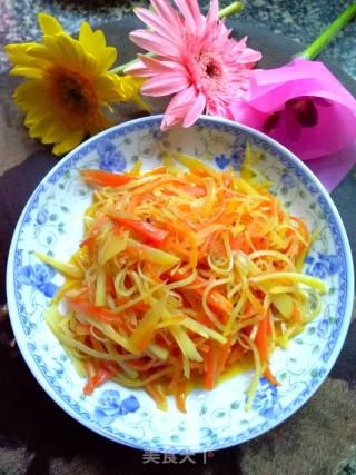 素炒胡萝卜土豆丝的做法步骤：6