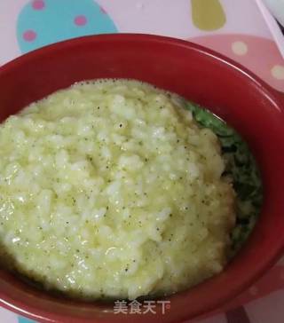 菠菜蒸蛋糕的做法步骤：6