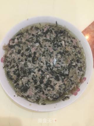 梅菜蒸肉饼的做法步骤：8