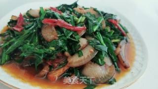 韭菜炒肉的做法步骤：6