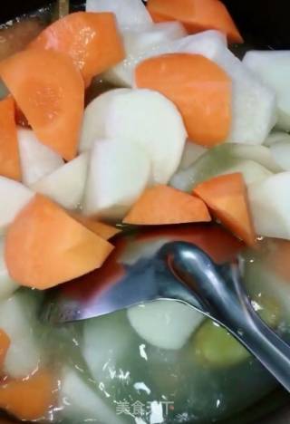 萝卜排骨汤的做法步骤：5