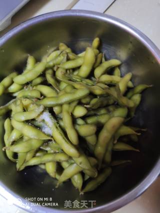 水煮毛豆的做法步骤：5