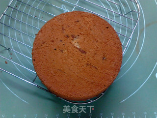 浓郁玫瑰戚风蛋糕的做法步骤：16