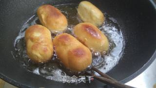 不用烤箱的豆沙面包的做法步骤：19