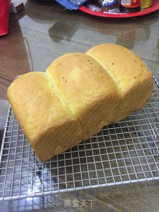 玉米油小麦胚芽吐司的做法步骤：5