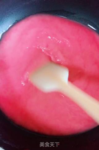 水晶西瓜馒头的做法步骤：4