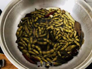 盐水五香毛豆的做法步骤：5