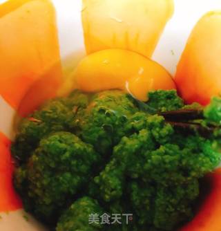 菠菜蒸米糕的做法步骤：4