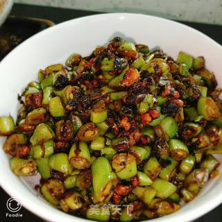 榄菜肉末四季豆的做法步骤：9