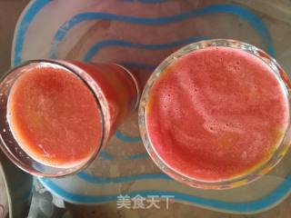 西瓜芒果汁的做法步骤：9