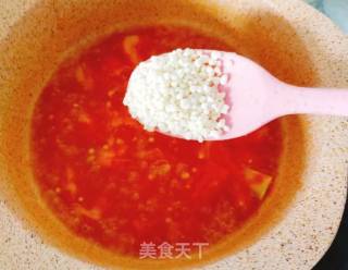 小米珍珠疙瘩汤的做法步骤：7