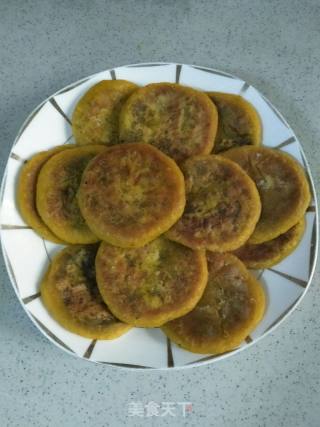 南瓜豆沙糯米饼的做法步骤：13