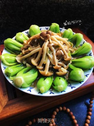 蚝油蟹味菇的做法步骤：9