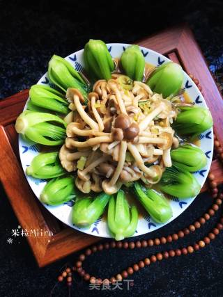 蚝油蟹味菇的做法步骤：10