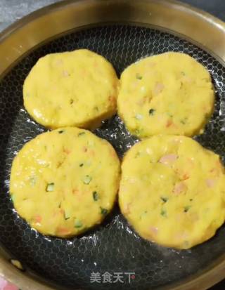 地瓜蔬菜饼的做法步骤：6