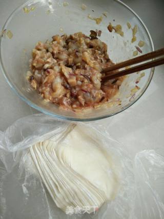 虾仁鸡肉馄饨的做法步骤：5