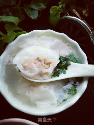 虾仁鸡肉馄饨的做法步骤：9