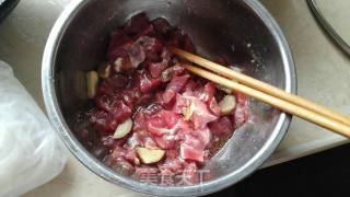 牛肉干捞米粉的做法步骤：3