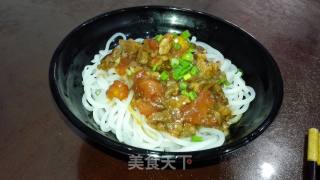 牛肉干捞米粉的做法步骤：9