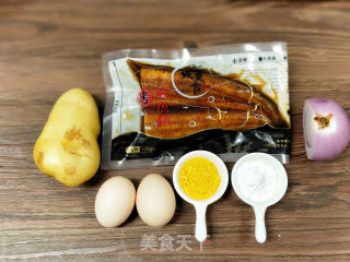 鳗鱼可乐饼的做法步骤：1