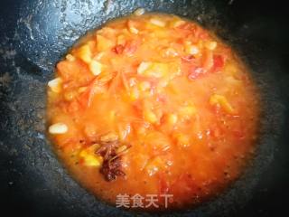 茄汁面叶儿的做法步骤：7