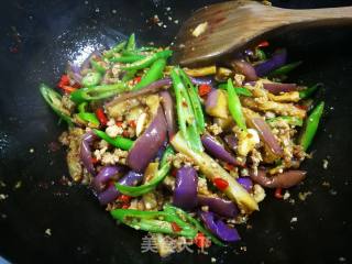 肉末茄子的做法步骤：16