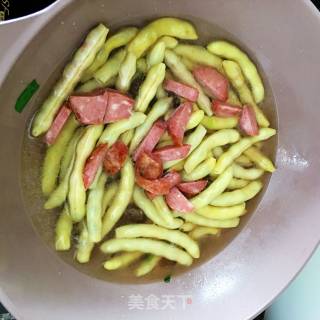 豆角焖面的做法步骤：4