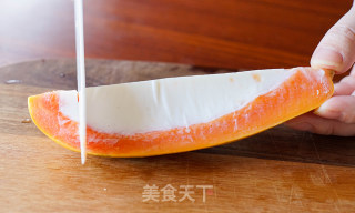 花胶木瓜牛奶冻，颜值超高！的做法步骤：8