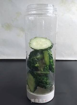青瓜柠檬汁的做法步骤：1