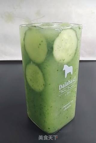 青瓜柠檬汁的做法步骤：10