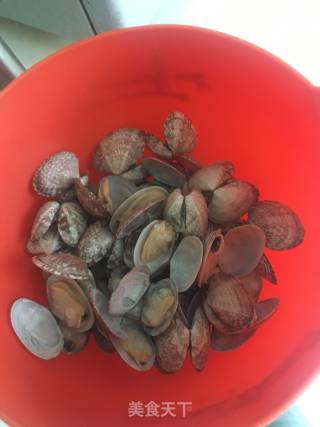 娃娃菜花蛤汤的做法步骤：3