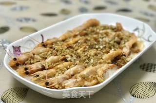 蒜蓉粉丝大虾的做法步骤：5