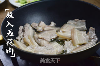 蒜苗回锅肉的做法步骤：7