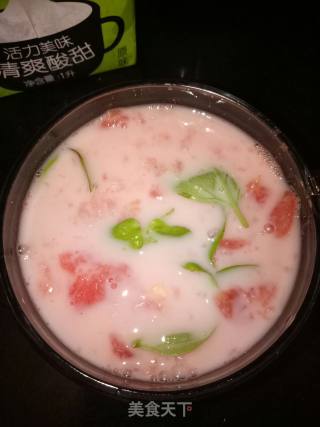 西瓜酸奶的做法步骤：6
