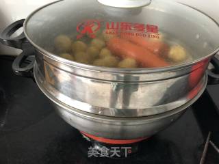 胡萝卜芝麻糖包的做法步骤：1