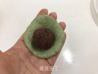 艾草青团的做法步骤：13